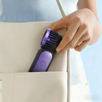 100-speed Mini Handheld Fan – High-speed Turbo Blower