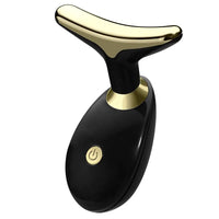 Electric Face & Neck Massager – Lifting and Firming Beauty Device (White/Black)