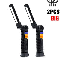 Cob LED Flashlight USB Accessory – Rechargeable Work Light