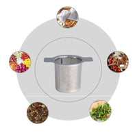 Fine Mesh Filter Teapot – Infuser Reusable Spice