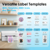 Thermal Label Printer -4x6 Shipping Label Printer for Small Business, Home Use - Compatible with Android, iPhone and Windows