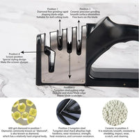 Kitchen Segment Knife – Sharpener Multifunctional Portable