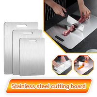 Stainless Steel Panel Chopping Board – Kitchen Household Thickened