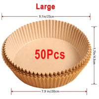 100-piece Air Fryer – Disposable Paper Non-stick