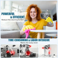 Electric Spin Scrubber – Cordless Bathroom Cleaning Brush with 5 Replaceable Heads for Tile, Tub &amp; Grout