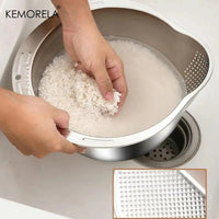Rice Washer Strainer – Bowl Stainless Steel
