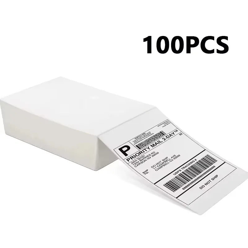 4x6 Inch Thermal Label Paper 100/200/500 Sheets 100x150mm Labels Shipping DHL UPS Express Barcode For 9220/9210/246S/D100/D200