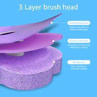 Toilet Brush and Holder Set with Disposable Refills Replacement Head Cleaning Kit Bathroom Cleaning Brush WC Accessories Tool