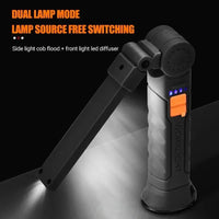 Cob LED Flashlight USB Accessory – Rechargeable Work Light
