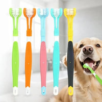 3-sided Pet Toothbrush – Dog Plastic