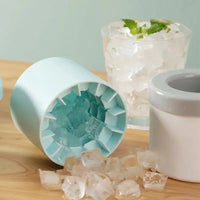 Silicone Ice Cube Tray – Round Bucket