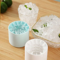 Silicone Ice Cube Tray – Round Bucket