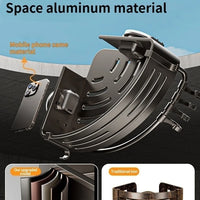Aluminum Bathroom Storage Shelf – Triangle Basket Wall