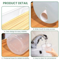 1-piece Noodles Sealed Food Storage – Spaghetti Noodle Pasta