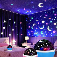 Star Moon Projection Lamp – Room Decor Birthday