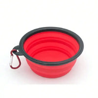 Folding Portable Silicone Dog Accessory – Feeder Bowl Pet