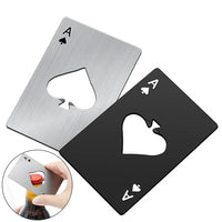 Poker Shaped Bottle Can Opener – Stainless Steel Credit