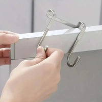 Silver Metal Seamless Hooks – Kitchens Bathrooms Wardrobes
