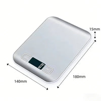 Digital Kitchen Scales – 5kg-1g LED Display