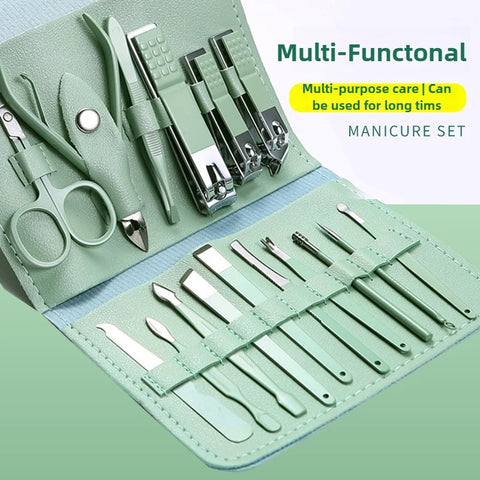 Premium 16-piece Nail Accessory – Grooming Kit Home