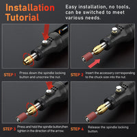 Rotary Tool Kit USB Accessory – Rechargeable Grinder Pen