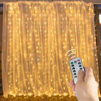 LED Fairy String Curtain – Lights Mode Remote