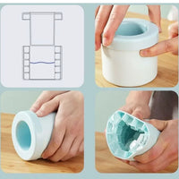 Silicone Ice Cube Tray – Round Bucket