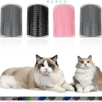 Wall Mount Corner Cat Accessory – Self Groomer Comb