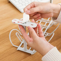 Under Desk Cable Management Tray – Power Strip & Cord Organizer