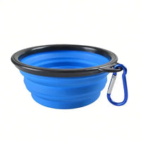 Folding Portable Silicone Dog Accessory – Feeder Bowl Pet