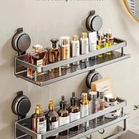 Drill Suction Cup Rack – Bathroom Shelf Toilet