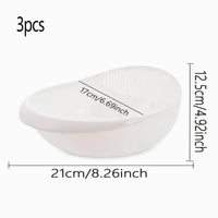 3-piece- Colander – Rice Bowl Drain