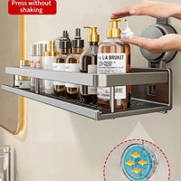 Drill Suction Cup Rack – Bathroom Shelf Toilet