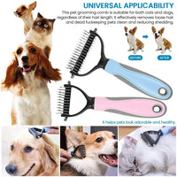Stainless Steel Pet Grooming Tool – Brush Dog Cat
