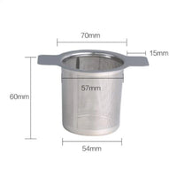 Fine Mesh Filter Teapot – Infuser Reusable Spice