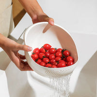 3-piece- Colander – Rice Bowl Drain