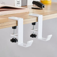 Adjustable Desk Edge Hooks – Gaming Headset Hanger