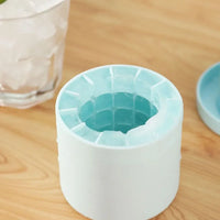 Silicone Ice Cube Tray – Round Bucket