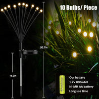 Solar Firefly Garden Lights – Waterproof Outdoor Decorative Lights (10 LED)