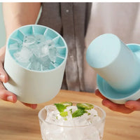 Silicone Ice Cube Tray – Round Bucket
