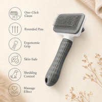Universal Pet Detangling Brush – Massages Out Knots