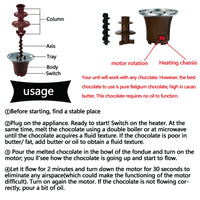 3-Tier Mini Chocolate Fountain – Electric Fondue Machine for Parties (10 oz)
