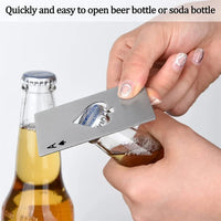 Poker Shaped Bottle Can Opener – Stainless Steel Credit