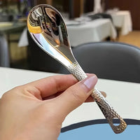 Set- Large Capacity Mirror – Polished Cutlery Desserts