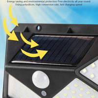 100LED Solar Wall Lamp – Outdoor Lampwaterproof Motion