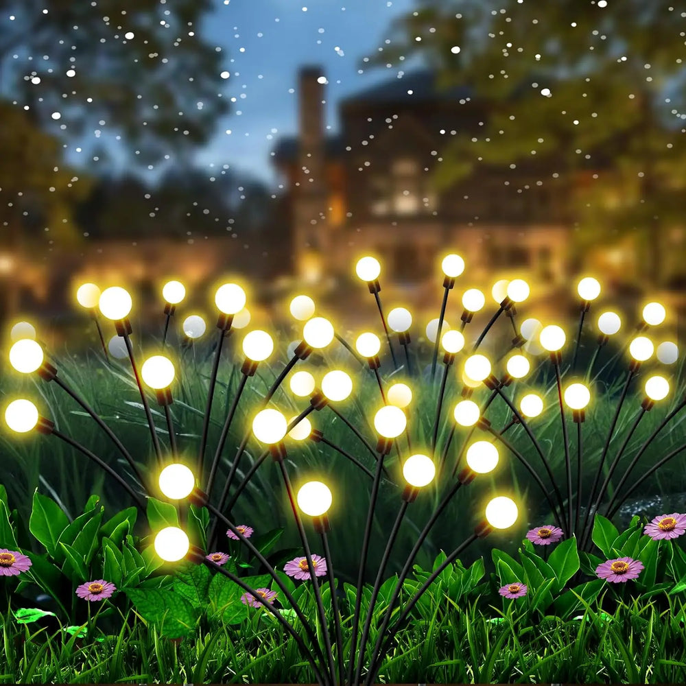 Solar Firefly Garden Lights – Waterproof Outdoor Decorative Lights (10 LED)