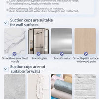 Drill Suction Cup Rack – Bathroom Shelf Toilet