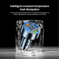 250W Ports Car Charger – Fast Charging Qc3.0