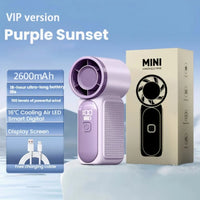 100-speed Mini Handheld Fan – High-speed Turbo Blower