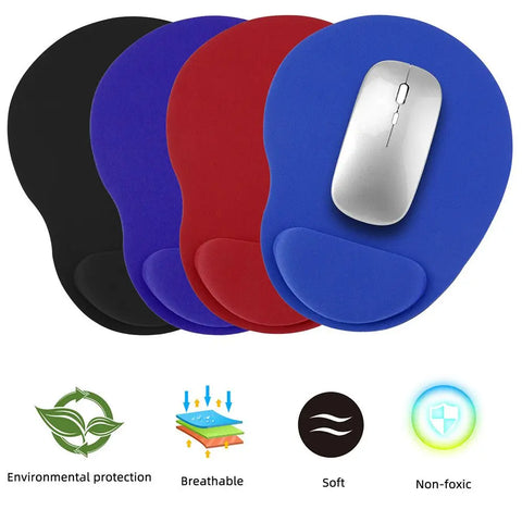 Ergonomic Wrist Rest Mouse Mat – Memory Foam Non-slip